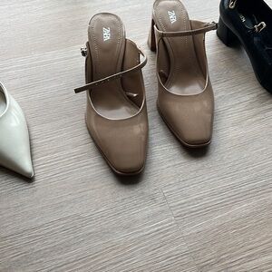 Mules lively worn once zara 36